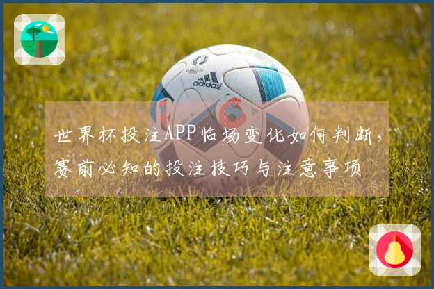 世界杯投注APP临场变化如何判断，赛前必知的投注技巧与注意事项