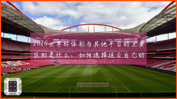 2026世界杯体彩与其他平台的主要区别是什么，如何选择适合自己的下注渠道