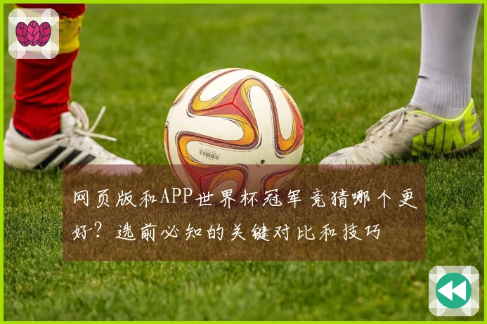 网页版和APP世界杯冠军竞猜哪个更好？选前必知的关键对比和技巧